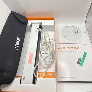 NeatReceipts‎ Mobile Scanner Digital Filing System White Portable USB NR-030108